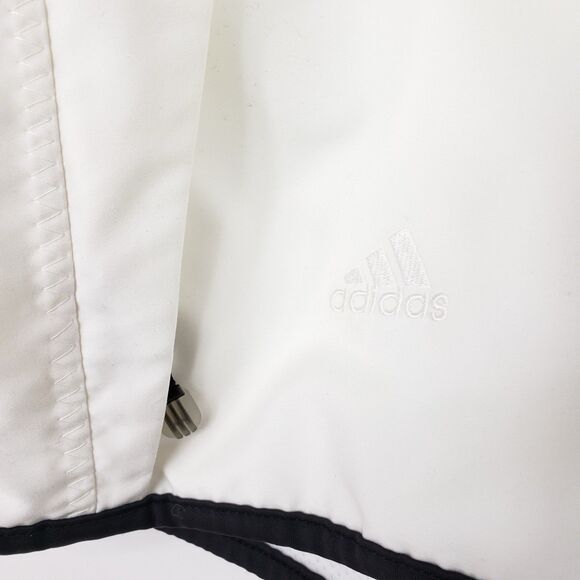 Adidas Women’s vest M white Climashell Wind Running full zip Pickleball Walking - Picture 9 of 12